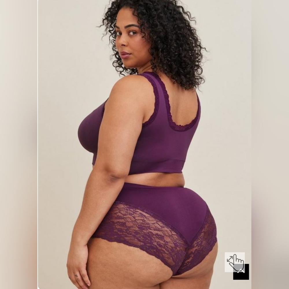 Torrid Seamless Flirt Mid-Rise Brief Panty 5x 5 NWT